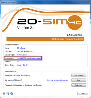 20sim4C_LicenseSuccesfullyActivated