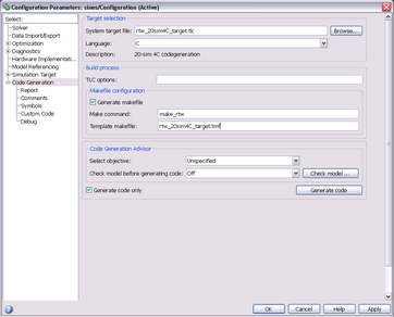 MatlabConfigurationParameters