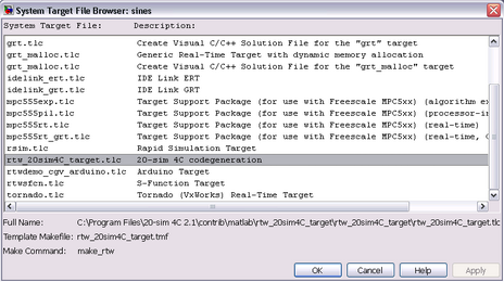 MatlabSystemTargetFileBrowser